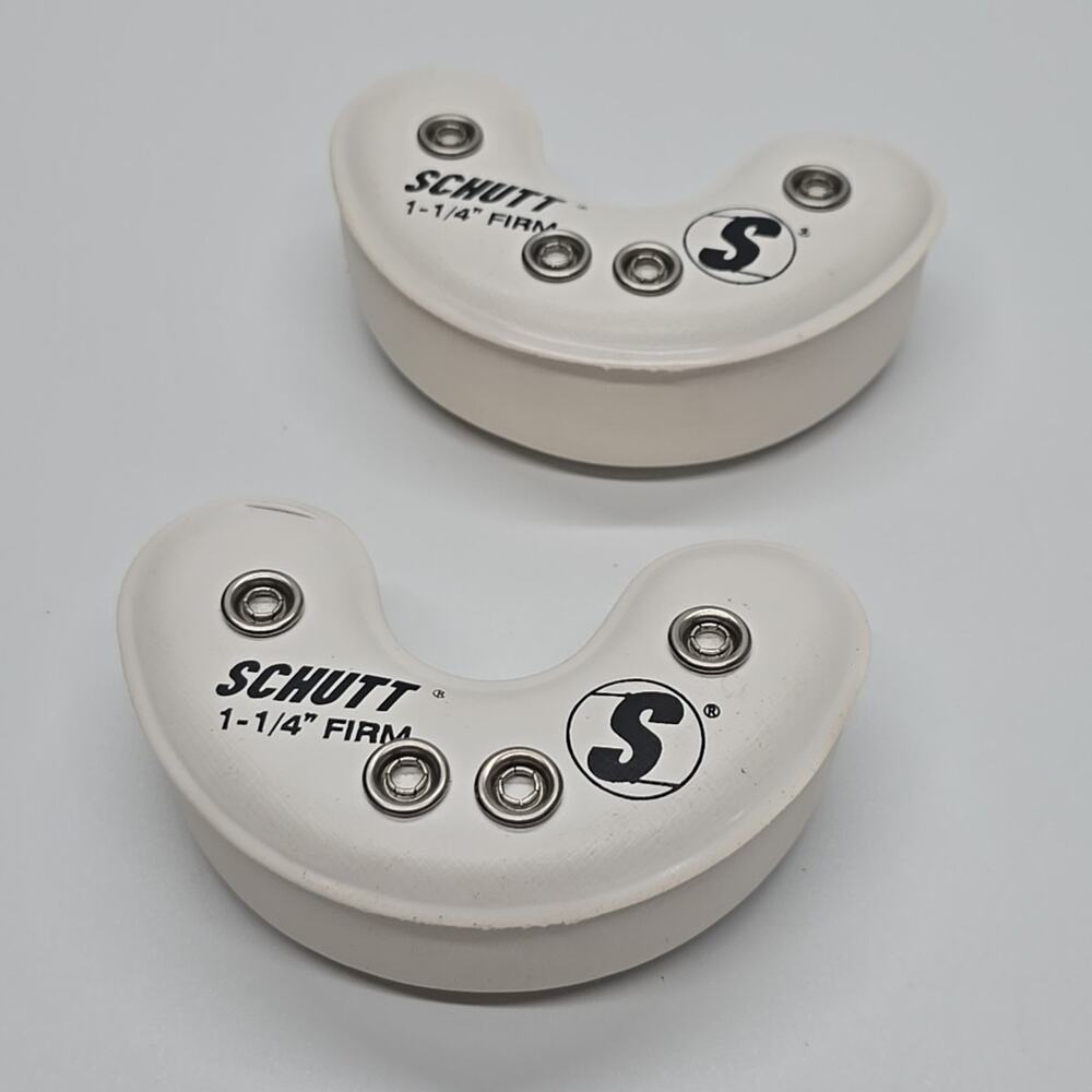 Vintage Schutt AiR Football Helmet Jawpads 1 1/4 " Large FIRM Adult Youth New
